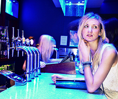 girl in bar