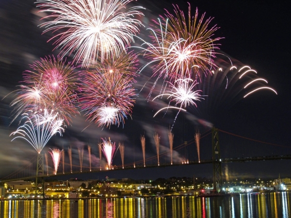 CanadaDay Fireworks-Halifax NovaScotia