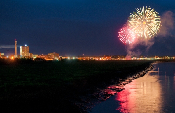 CanadaDay Fireworks-Moncton NewBrunswick