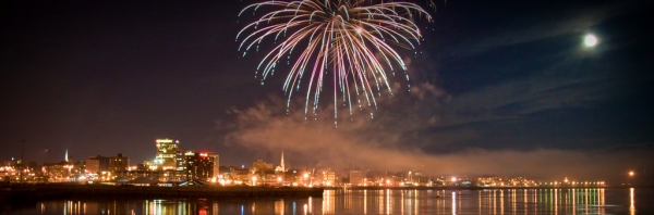 CanadaDay Fireworks-SaintJohn NewBrunswick