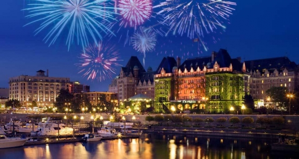 CanadaDay Fireworks - Victoria