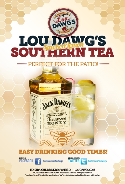 Smoked Lemon Southern Tea at Lou Dawg's